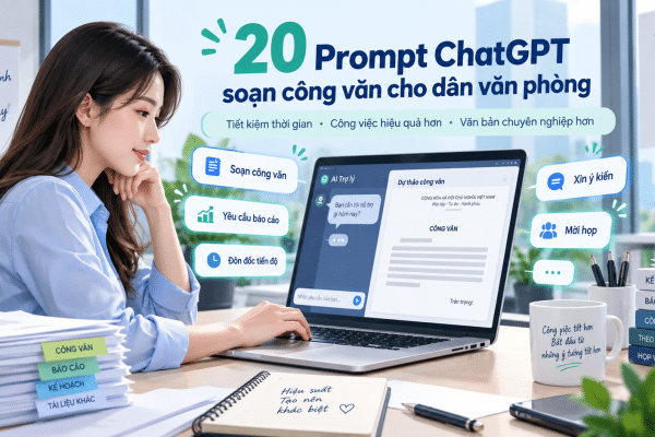 20 Prompt ChatGPT soạn công văn cho dân văn phòng hay nhất